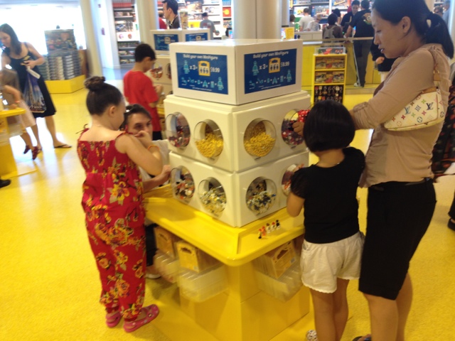 multi-age learning at the Lego store