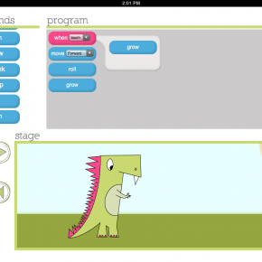 Daisy the Dinosaur - iPad programming app
